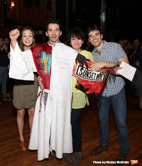 Laura Osnes, Kevin Worley, Beth Leavel and Corey Cott  Photo