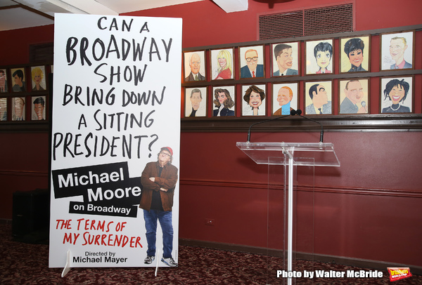 Photo Coverage: Michael Moore Announces Broadway Debut with THE TERMS OF MY SURRENDER Image