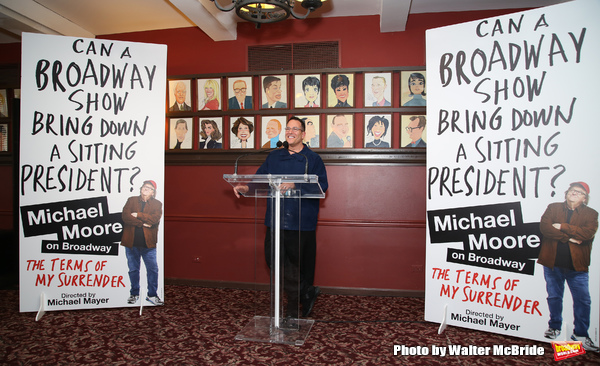 Photo Coverage: Michael Moore Announces Broadway Debut with THE TERMS OF MY SURRENDER Image