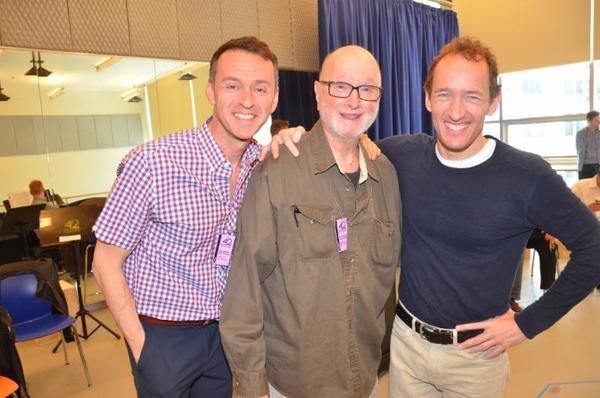 Andrew Lippa, Jules Feiffer, Jeffrey Seller Photo