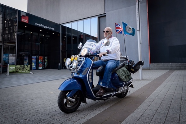 Photo Flash: All or Nothing Scooter Club Celebrate the Arrival of Mod Musical Image
