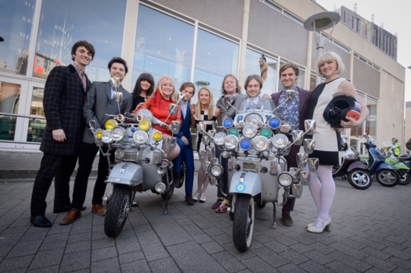 Photo Flash: All or Nothing Scooter Club Celebrate the Arrival of Mod Musical 