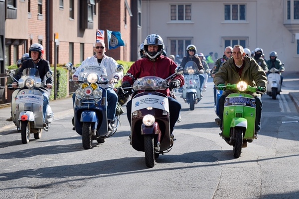 Photo Flash: All or Nothing Scooter Club Celebrate the Arrival of Mod Musical Image