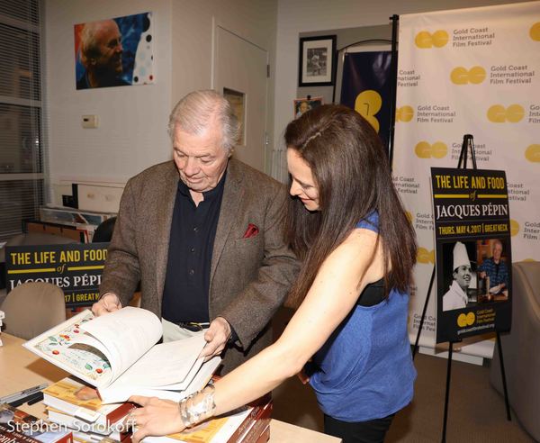 Jaques Pepin & Caroline Sorokoff Photo