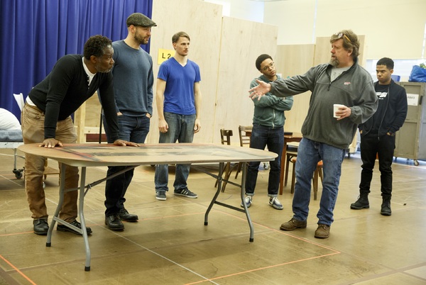 Photo Flash: In Rehearsal with John Douglas Thompson and More for JULIUS CAESAR in the Park Image