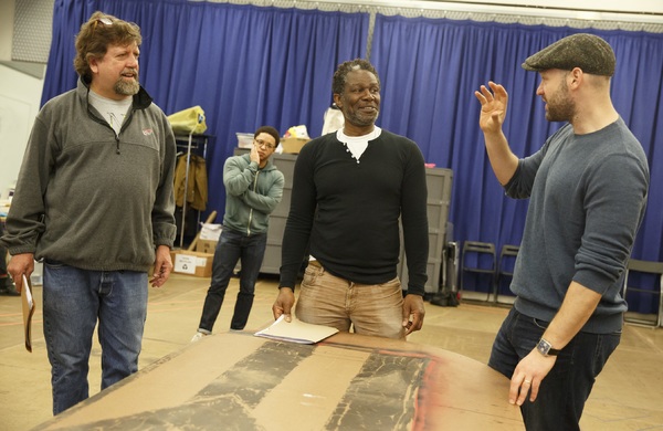 Photo Flash: In Rehearsal with John Douglas Thompson and More for JULIUS CAESAR in the Park Image