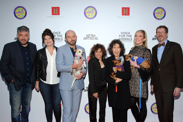 Comedians Craig Ferguson, Casey Wilson, Paul Scheer, Lily Tomlin and June Diane Rapha Photo