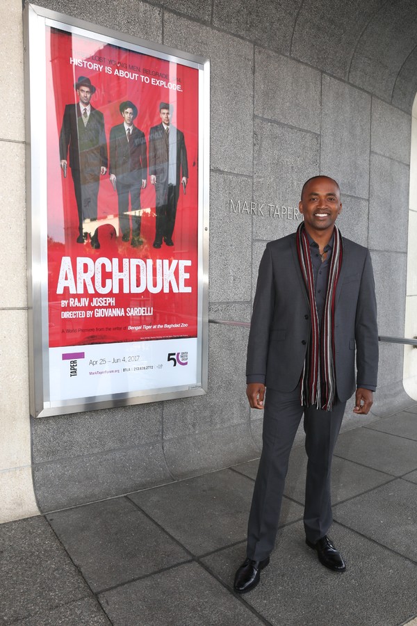 Photo Flash: Patrick Page, Stephen Stocking and More Celebrate Rajiv Joseph's ARCHDUKE Opening at the Taper Image