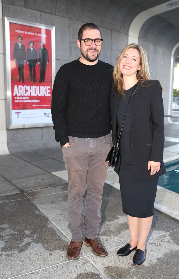 Photo Flash: Patrick Page, Stephen Stocking and More Celebrate Rajiv Joseph's ARCHDUKE Opening at the Taper Image