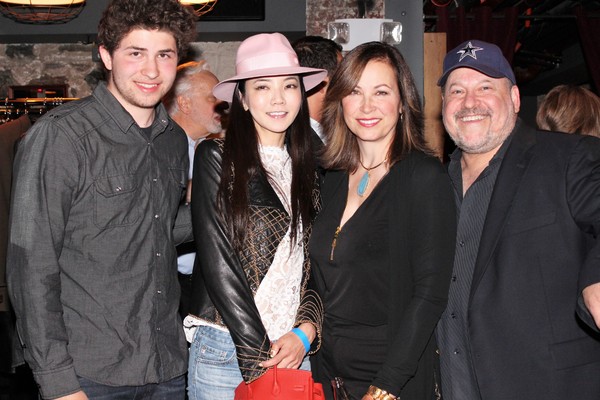 Jake Wildhorn, Takako Wildhorn, Linda Eder and Frank Wildhorn Photo