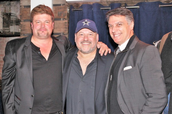 Rob Evan, Frank Wildhorn and Robert Cuccioli Photo