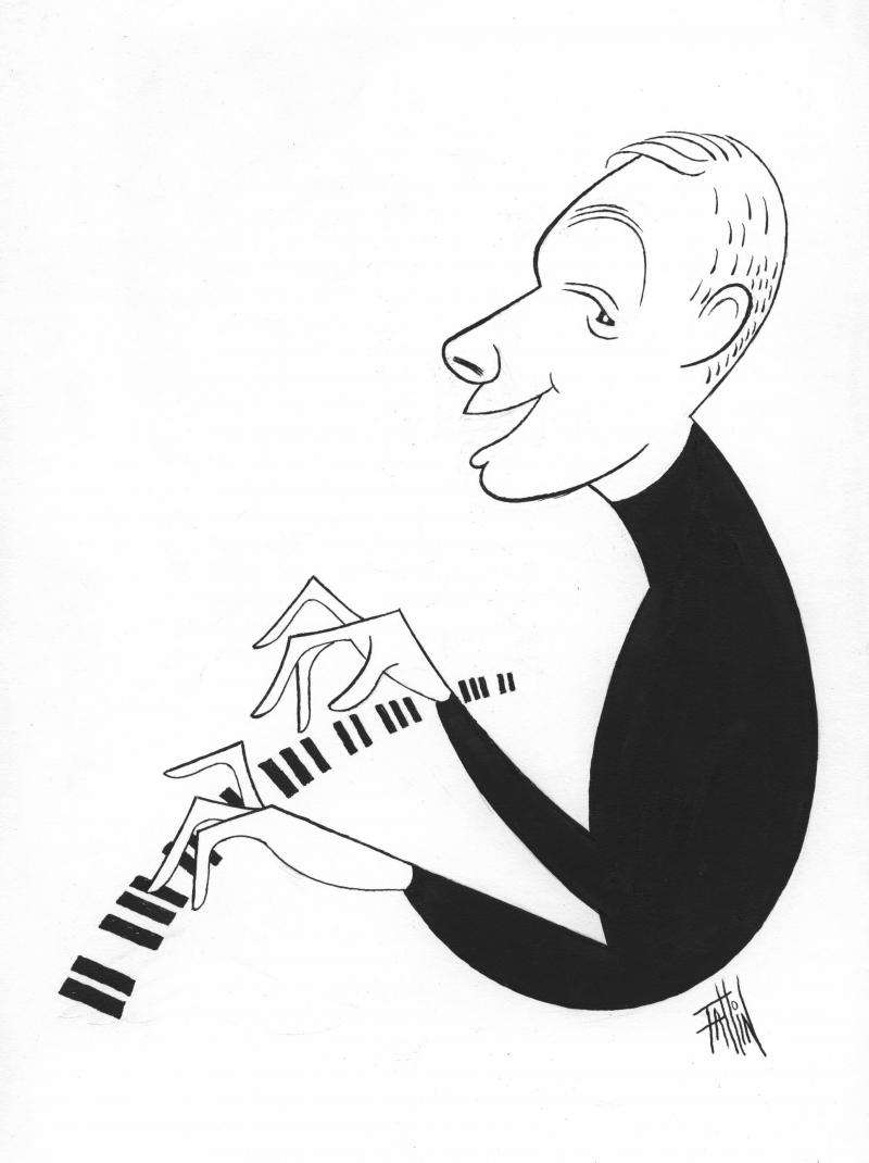 BWW Exclusive: Ken Fallin Draws the Stage - Joe's Pub-Bound John Epperson Image