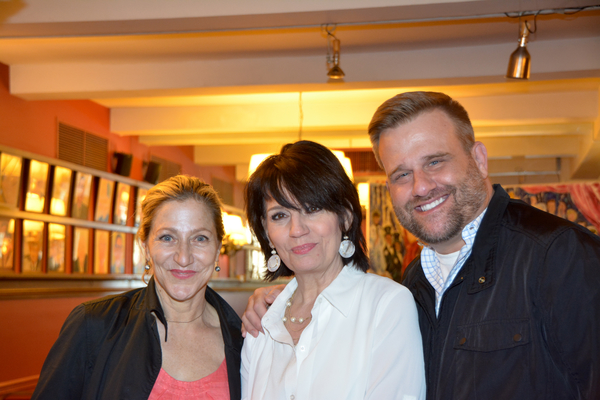 Edie Falco, Beth Leavel and Stephen Wallem Photo