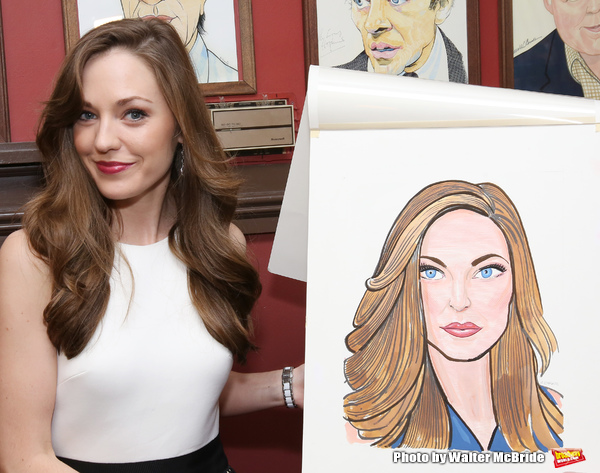 Photo Coverage: The Lovely Laura Osnes Joins the Sardi's Wall of Fame 