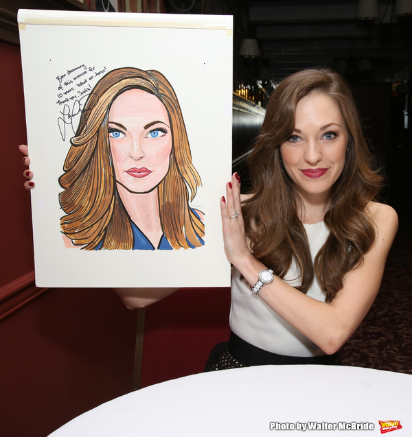 Photo Coverage: The Lovely Laura Osnes Joins the Sardi's Wall of Fame 