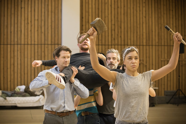 Photo Flash: In Rehearsal with Anne-Marie Duff, Cush Jumbo and More for COMMON at the National Theatre Image