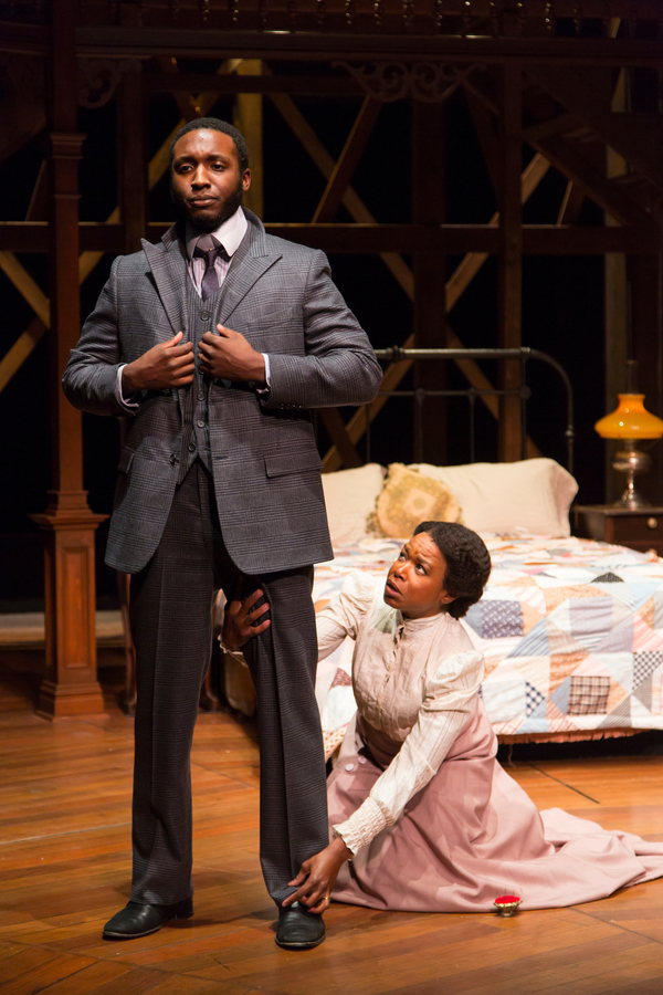 Photo Flash: First Look at McCarter's INTIMATE APPAREL, Plus Lynn Nottage's Opening Night Visit! Image