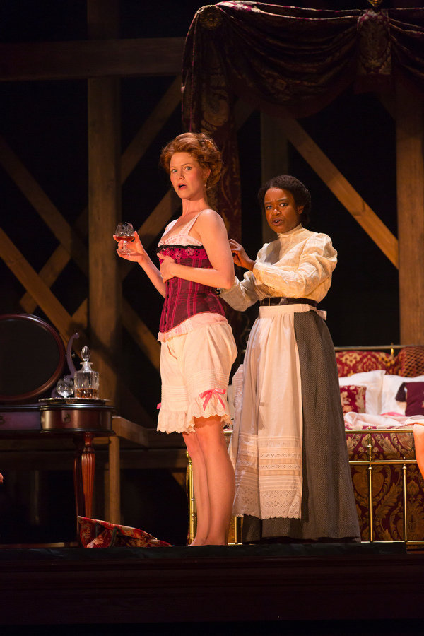 Photo Flash: First Look at McCarter's INTIMATE APPAREL, Plus Lynn Nottage's Opening Night Visit! Image
