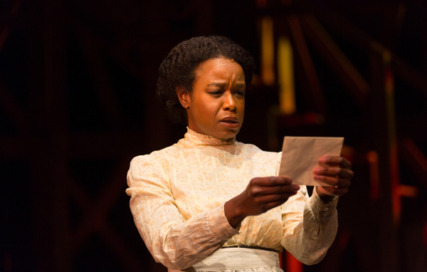 Photo Flash: First Look at McCarter's INTIMATE APPAREL, Plus Lynn Nottage's Opening Night Visit! 