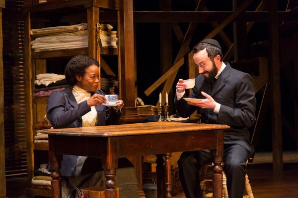 Photo Flash: First Look at McCarter's INTIMATE APPAREL, Plus Lynn Nottage's Opening Night Visit! Image