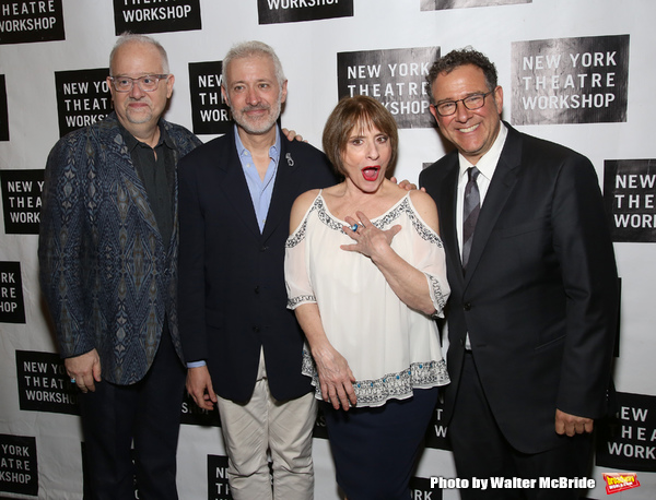 Doug Wright, Scott Frankel, Patti LuPone and Michael Greif Photo