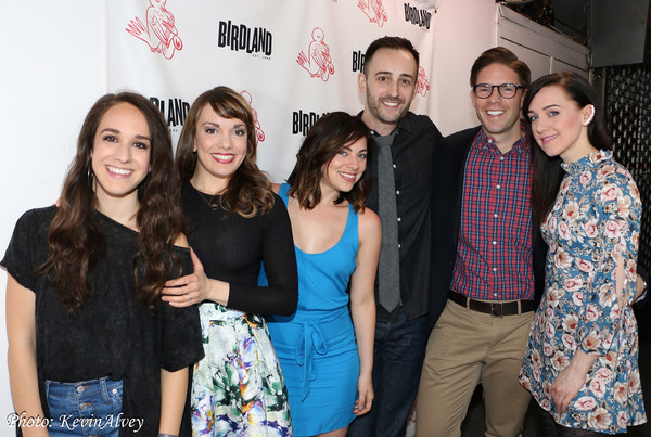 Kalli Siringas, Kara Lindsay, Krysta Rodriguez, Joe Kinosian, Frank DiLella, and Lena Photo