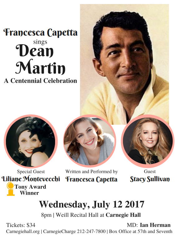 Francesca Capetta Sings Dean Martin: A Centennial Celebration this July Image