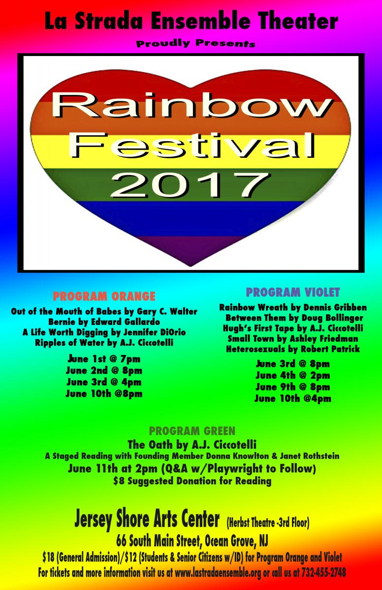 La Strada Presents RAINBOW FESTIVAL 2017: A CELEBRATION OF LGBT THEATER Image