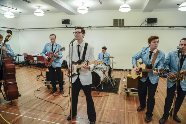 Photo Flash: Oh, Boy! Go Inside Rehearsal with John Dewey, Hunter Foster and More for BCP & Kimmel Center's BUDDY: THE BUDDY HOLLY STORY 