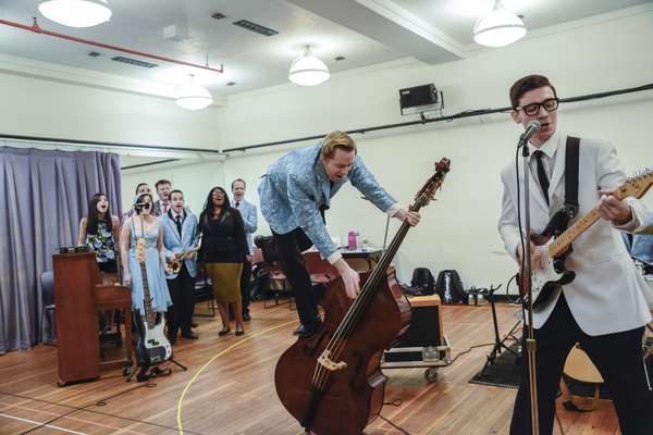 Photo Flash: Oh, Boy! Go Inside Rehearsal with John Dewey, Hunter Foster and More for BCP & Kimmel Center's BUDDY: THE BUDDY HOLLY STORY 