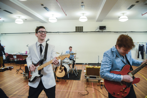 Photo Flash: Oh, Boy! Go Inside Rehearsal with John Dewey, Hunter Foster and More for BCP & Kimmel Center's BUDDY: THE BUDDY HOLLY STORY 