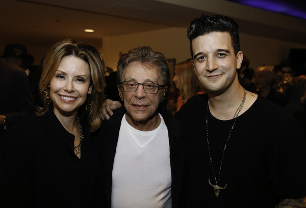 Jackie Jacobs, Frankie Valli and cast member Mark Ballas Photo