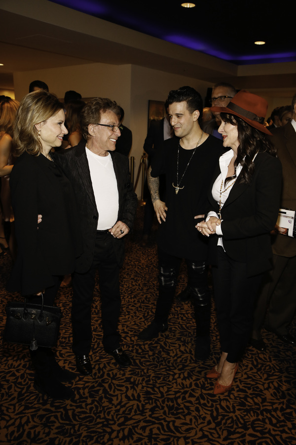 Jackie Jacobs, Frankie Valli, cast member Mark Ballas and Shirley Ballas Photo