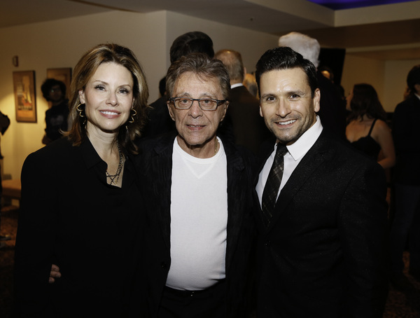 Jackie Jacobs, Frankie Valli and Aaron De Jesus Photo