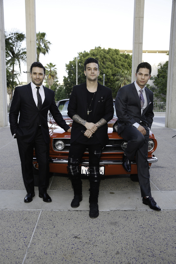 Cast members Aaron De Jesus, Mark Ballas and Miguel Jarquin-Moreland  Photo