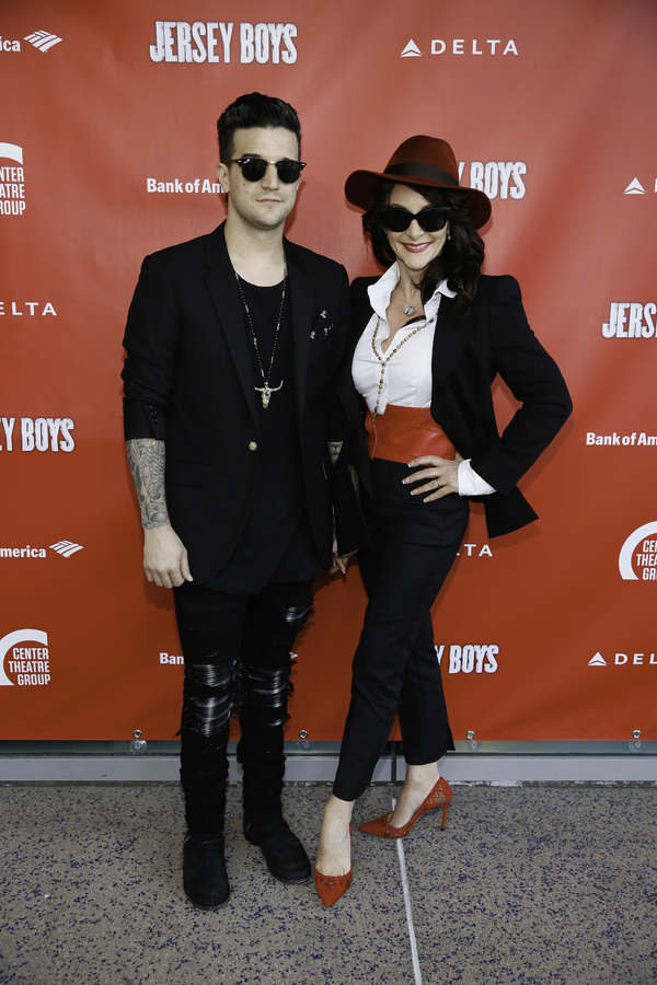 Cast member Mark Ballas and Shirley Ballas Photo