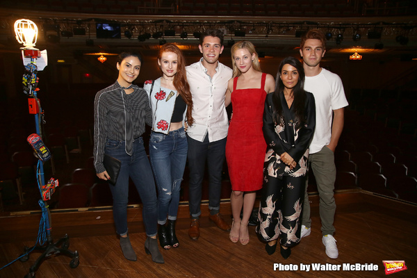 Photo Coverage: Cast of Teen Drama RIVERDALE Visits Broadway's BANDSTAND Image