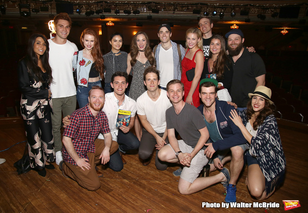 Photo Coverage: Cast of Teen Drama RIVERDALE Visits Broadway's BANDSTAND Image