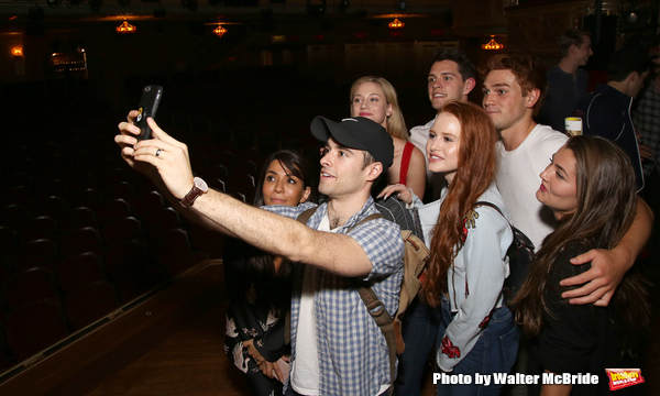 Photo Coverage: Cast of Teen Drama RIVERDALE Visits Broadway's BANDSTAND Image