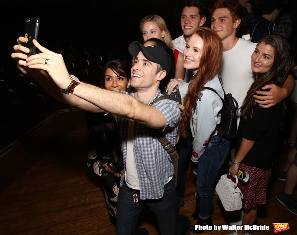 Photo Coverage: Cast of Teen Drama RIVERDALE Visits Broadway's BANDSTAND Image