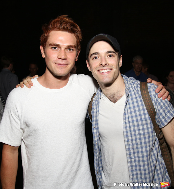 Photo Coverage: Cast of Teen Drama RIVERDALE Visits Broadway's BANDSTAND Image