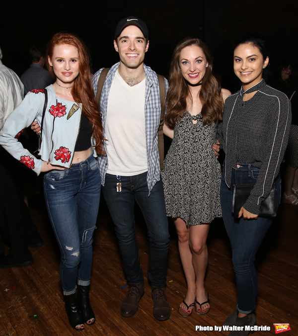 Madelaine Petsch, Corey Cott, Laura Osnes and Camila Mendes  Photo