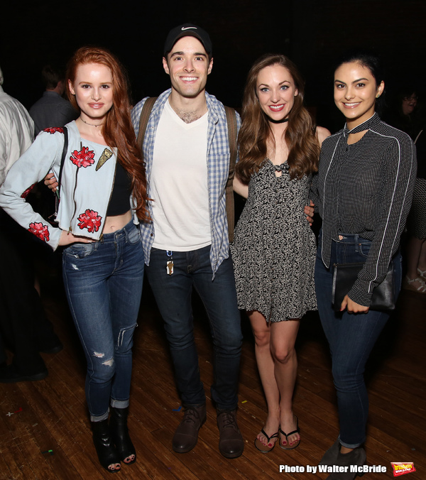 Photo Coverage: Cast of Teen Drama RIVERDALE Visits Broadway's BANDSTAND 