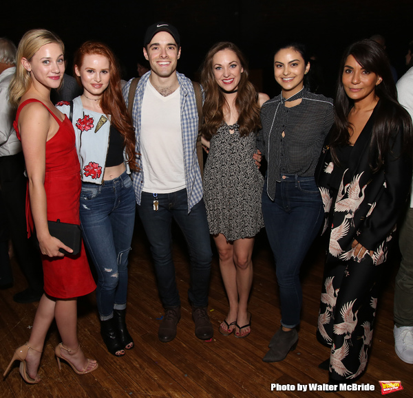 Photo Coverage: Cast of Teen Drama RIVERDALE Visits Broadway's BANDSTAND 