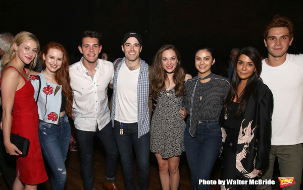 Photo Coverage: Cast of Teen Drama RIVERDALE Visits Broadway's BANDSTAND Image