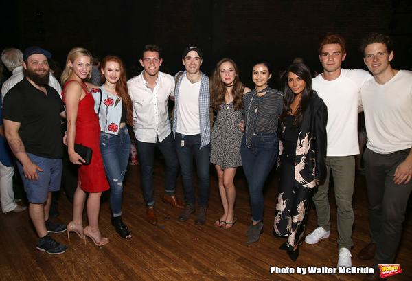 Photo Coverage: Cast of Teen Drama RIVERDALE Visits Broadway's BANDSTAND Image