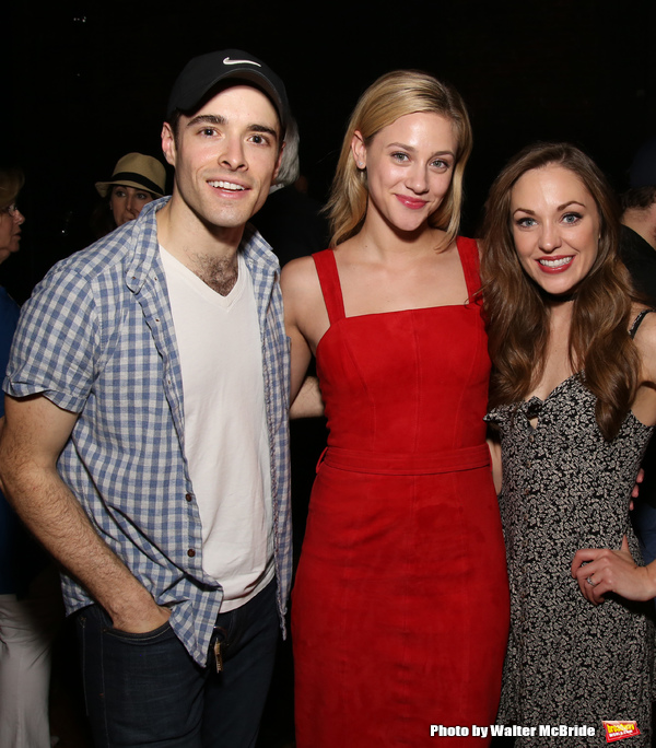 Photo Coverage: Cast of Teen Drama RIVERDALE Visits Broadway's BANDSTAND Image