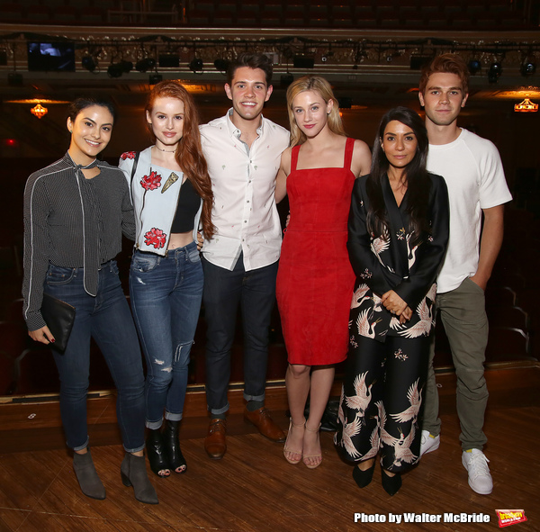 Photo Coverage: Cast of Teen Drama RIVERDALE Visits Broadway's BANDSTAND Image