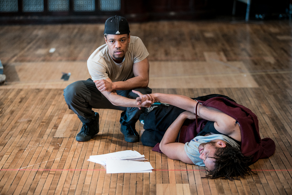 Photo Flash: In Rehearsal with Steppenwolf's PASS OVER Image