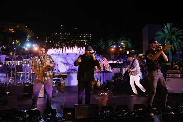 Ozomatli performs during Center Theatre Groupâ€™s 50th Anniversary Celebration a Photo